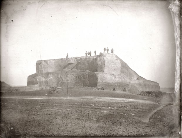 Big Mound in 1869